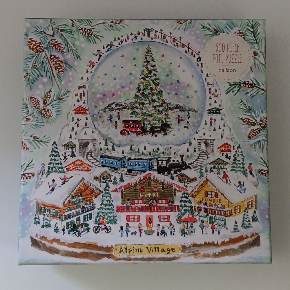 Galison alpine village puzzle